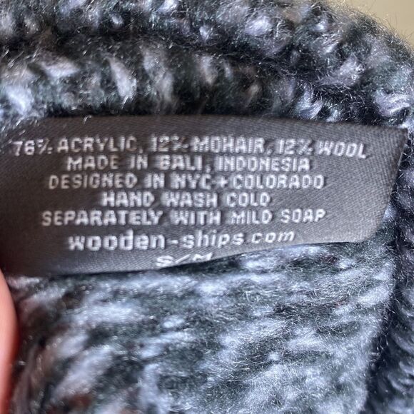 Paola buendia wooden ships open front longline cardigan mohair/wool soft cozy - Picture 5 of 5